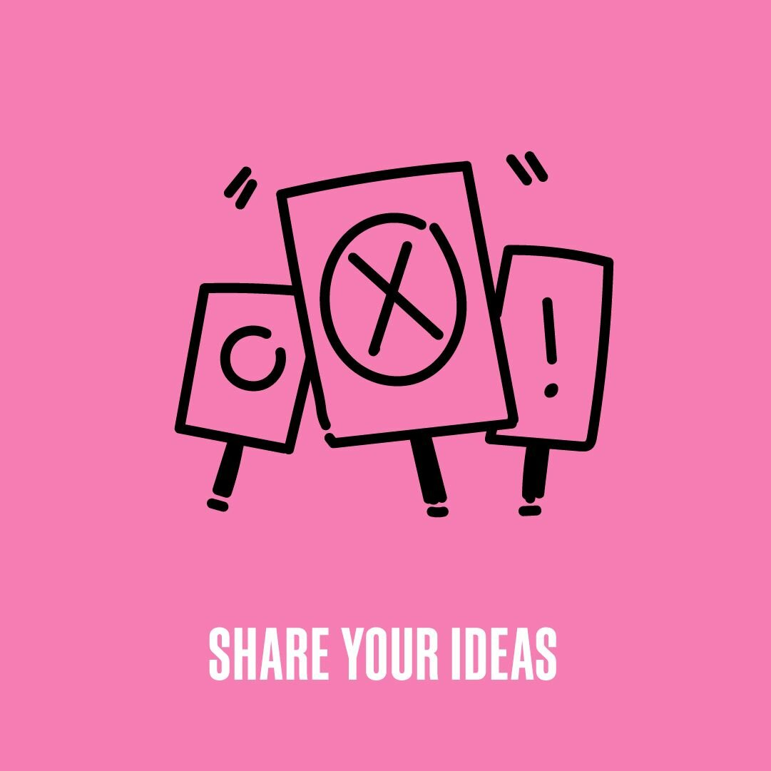 Share your ideas image